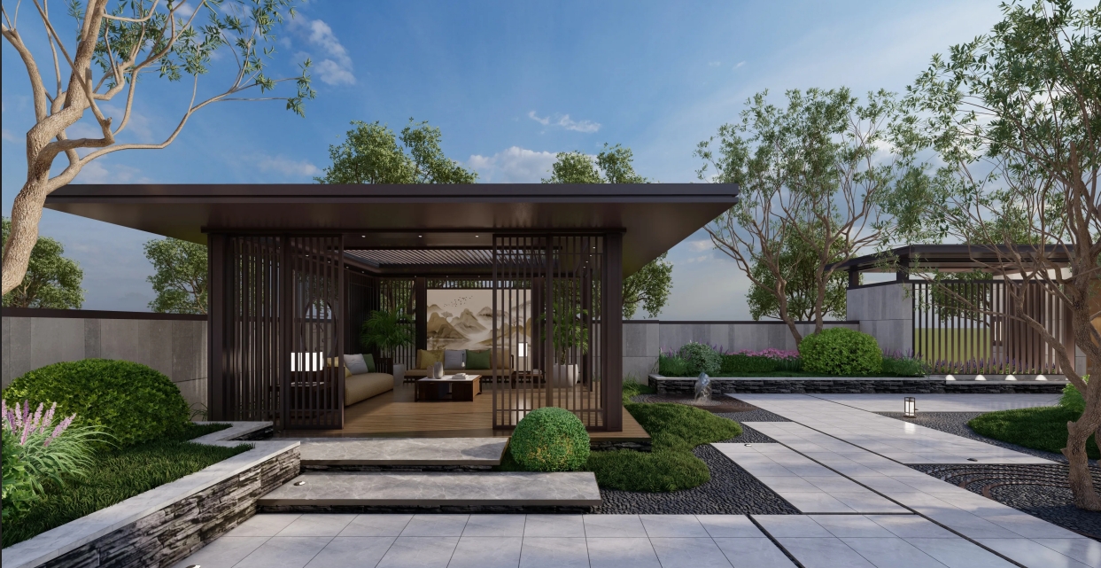 100中式快装 阳光房